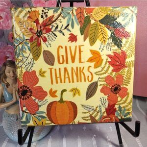 DECOUPAGE CANVAS PRINTS GIVE THANKS